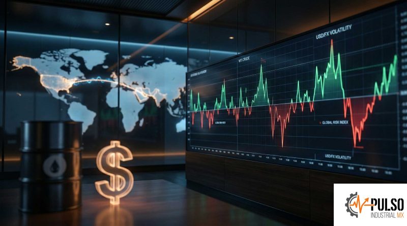 Volatilidad mercados financieros petroleo fletes dolar nearshoring industria mexico