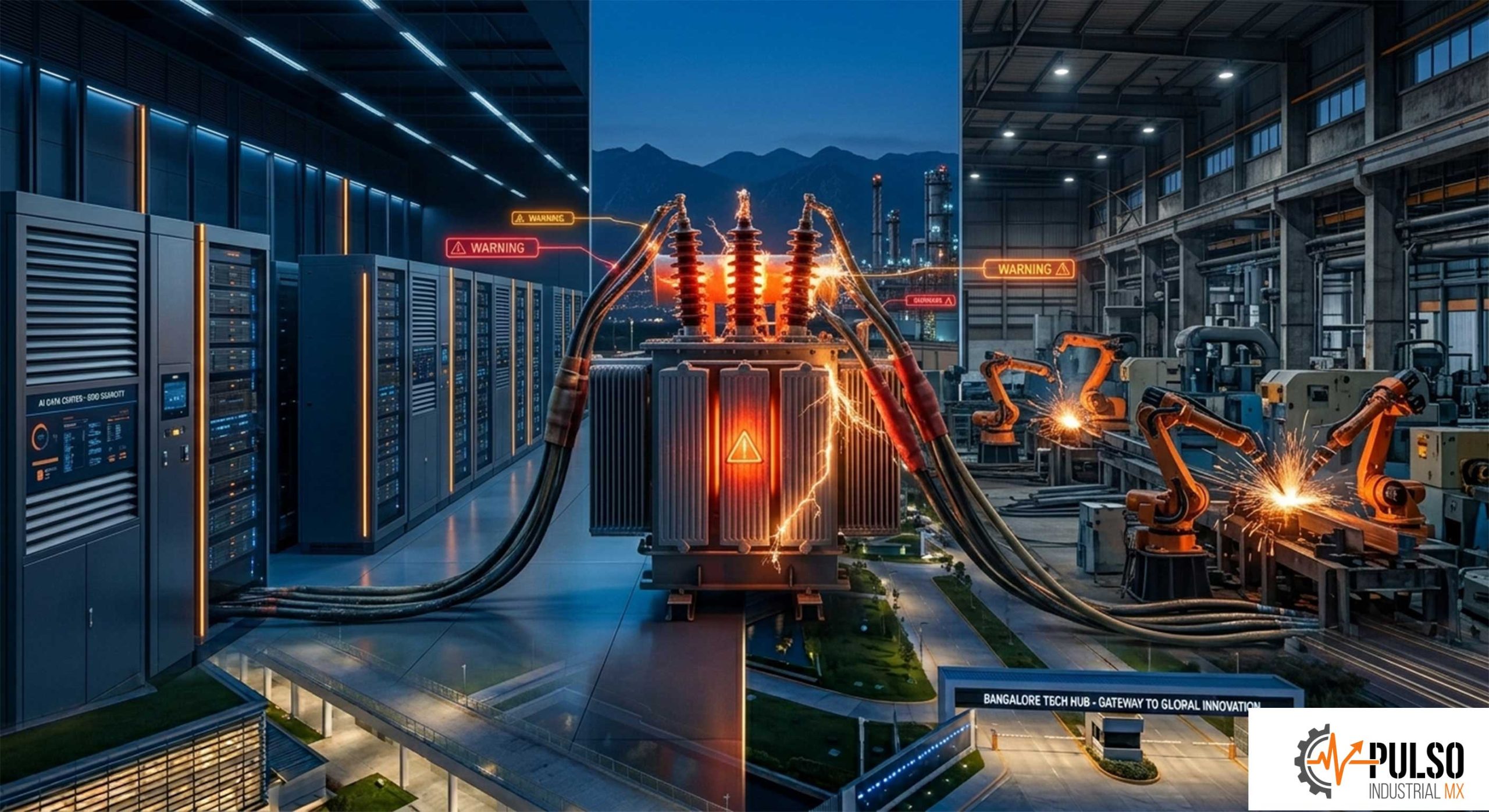 El devorador silencioso: Cómo la Inteligencia Artificial está robándole la electricidad al Nearshoring