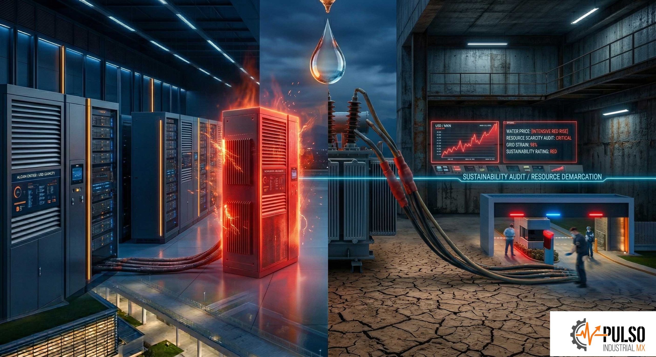 Mientras China hunde servidores en el mar, la IA amenaza el agua industrial de Nuevo León